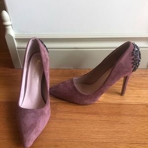 Big Tree Suede Heels